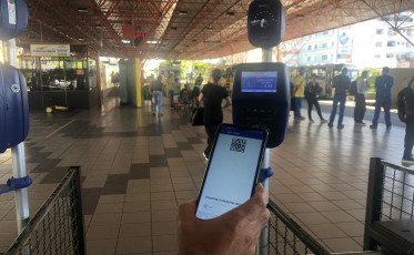 Pagamento da tarifa de ônibus pode ser feito por QR Code em Criciúma