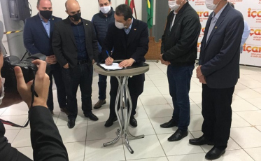 Em Içara, governador destaca os investimentos no sul do Estado 