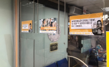 Cribus lança campanha contra a importunação sexual nos ônibus e terminais