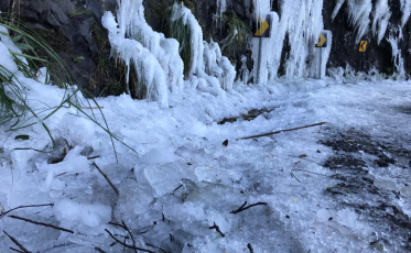 Ainda abaixo de zero, mas não tão gelado
