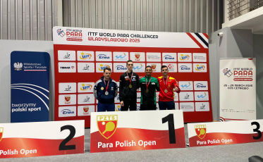 Paratleta de Criciúma é bronze no Mundial de Tênis de Mesa