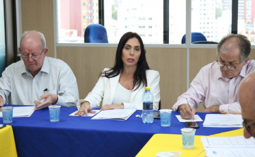 Geovania conduz primeira reunião como presidente do PSDB-SC