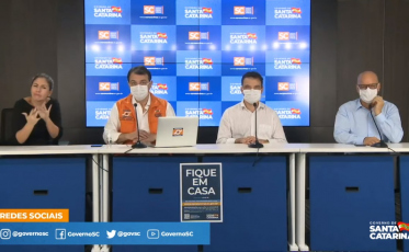 Governador e o coronavírus em SC: 417 casos
