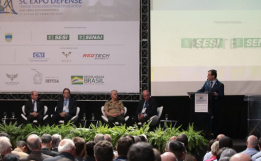 Governador reforça integração de forças de segurança na SC Expo Defense