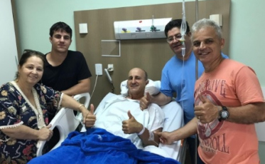 Depois do susto, Grizzo terá alta à tarde