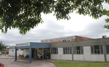 Servidores em greve no HRA