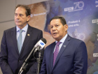 FIESC pede apoio de Mourão para solucionar problemas de infraestrutura (VÍDEOS)