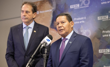 FIESC pede apoio de Mourão para solucionar problemas de infraestrutura (VÍDEOS)