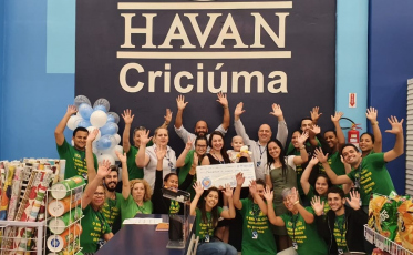 Troco Solidário Havan destina R$ 95 mil para a Casa Guido