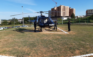 Saer estreia o heliponto no Parque dos Imigrantes