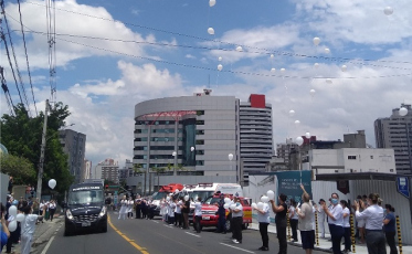 A emocionante despedida à profissional do HSJ que morreu por Covid-19 (VÍDEO)