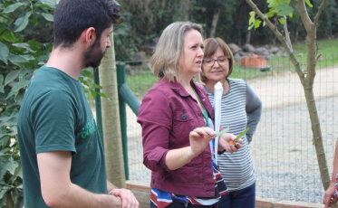 Tarde de pacientes do CAPs II no Horto da Unesc