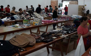 Bazar do Hospital São Donato é concluído no primeiro dia
