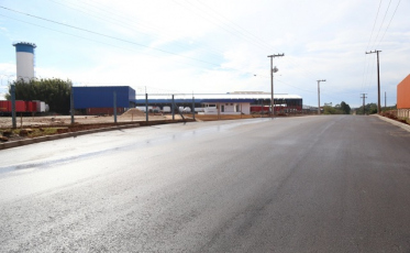 Pavimentação do sentido norte da ICR-253 chega a 95%