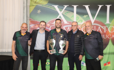 Maior da história é campeão do Brasileiro de Sinuca em Criciúma