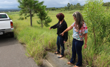 Vereadores de Içara vistoriam rodovias no Poço Oito e Boa Vista