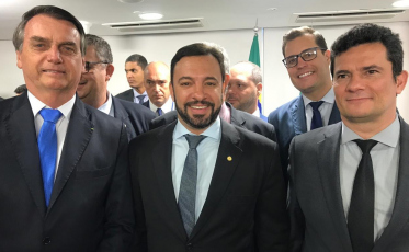 Daniel Freitas participa de reunião com Bolsonaro sobre a Lei de Abuso de Autoridade 