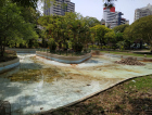 Obras no lago da Praça do Congresso prestes a serem concluídas