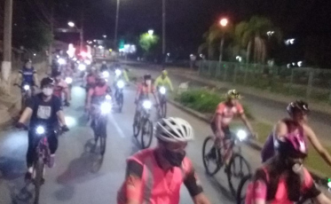 Mais uma pedalada para protestar em Criciúma (VÍDEO)