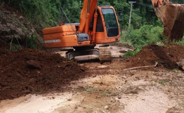 Em Urussanga, estrada Geral de Belvedere parcialmente interditada 