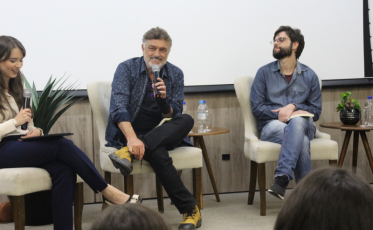 Werner Schünemann compartilha experiências em bate-papo com acadêmicos na Unesc