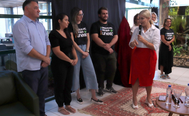 Acadêmicos e colaboradores da Unesc ganham novo espaço de convivência