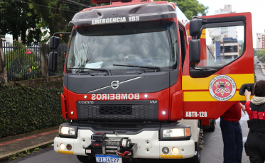 Motociclista tem fratura exposta após acidente e é encaminhado ao hospital