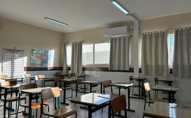 Governo começa a distribuir mais de 3 mil aparelhos de ar-condicionado para as escolas estaduais 