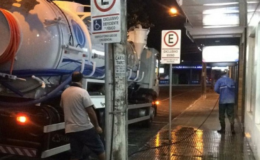 Samae de Araranguá inicia higienização e desinfecção de espaços públicos 