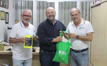 Satc recebe presidente da Câmara de Comércio Brasil-Portugal por Santa Catarina 