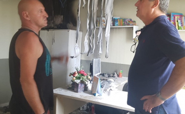 Princípio de incêndio danifica Centro de Educação Infantil