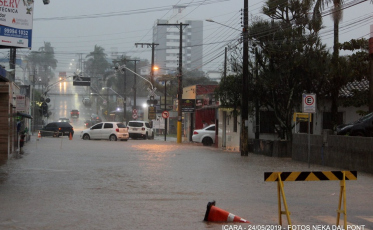 As imagens do temporal em Içara