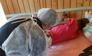 Em Nova Veneza, prioridade para vacinar idosos acamados