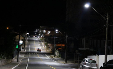 Lâmpadas de LED chegam às ruas em Cocal do Sul