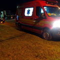 Colisão frontal entre motos deixa dois feridos na SC-447, em Criciúma