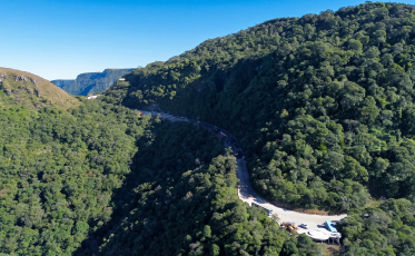 Obra da Serra do Faxinal avança com técnica usada na Rota do Sol