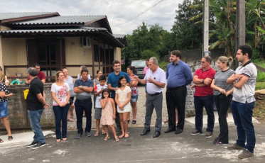 Obras: mais oito ruas pavimentadas em Criciúma