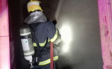 Incêndio consome edícula em Içara