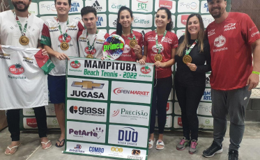Mampituba é vice-campeão Interclubes de Beach Tennis