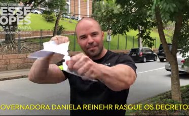 Jessé Lopes pede que Daniela rasgue os decretos de Moisés