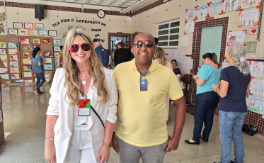 Juíza eleitoral realiza vistorias em locais de votação ao longo da manhã