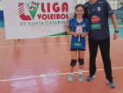  Vôlei Forquilhinha fica no pódio na 2° etapa da liga sub-13