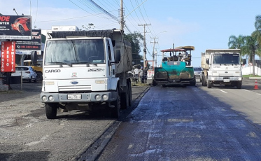 Obras de revitalização da rodovia Luiz Rosso chegam ao Morro Estevão