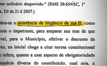 Ministério Público acusa sindicato de “litigância de má-fé”