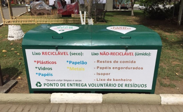 Lixeiras da coleta seletiva passarão por manutenção