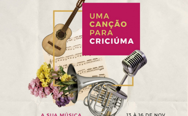 Festival Uma Canção para Criciúma começa nesta quarta-feira