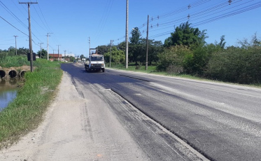 Revitalização da Rodovia Luiz Rosso se aproxima do Morro Estevão