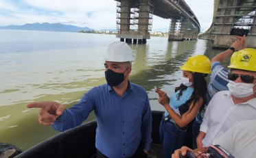 Vistoria coordenada pelo MPSC vê progresso em restauração de pontes de Florianópolis
