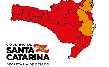 Sul catarinense permanece em bandeira vermelha