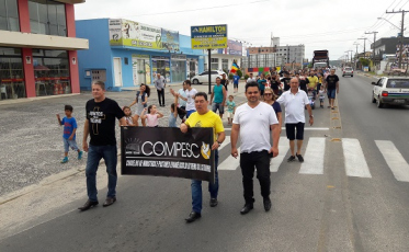 Teve Marcha para Jesus no Arroio do Silva